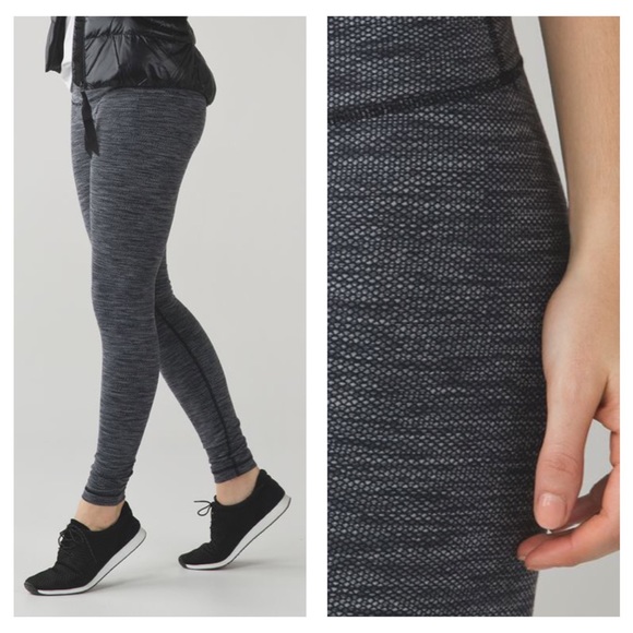 lululemon athletica Pants - Like-New LULULEMON Diamond Jacquard Wunder Unders